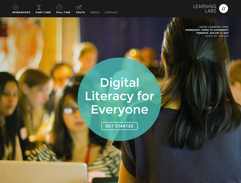 Learning Labs website
